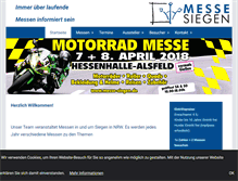 Tablet Screenshot of messe-siegen.de